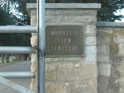 Mountain View Cemetery on Sysoon