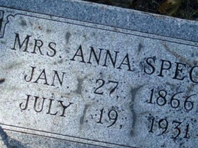 Mrs Anna Speck on Sysoon