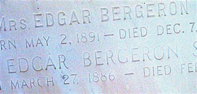 Mrs. Edgar Bergeron, Sr on Sysoon