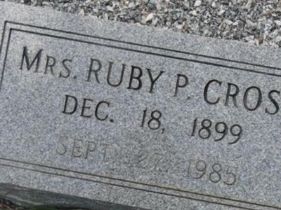 Mrs Ruby Cross on Sysoon