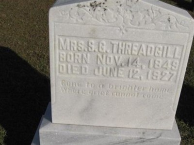 Mrs S. G. Threadgill on Sysoon
