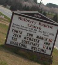 Mulberry Missionary Baptist Church Cemetery on Sysoon