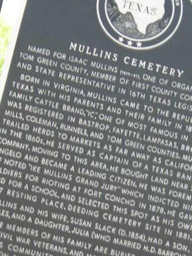 Mullins Cemetery on Sysoon