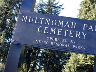 Multnomah Park Cemetery on Sysoon