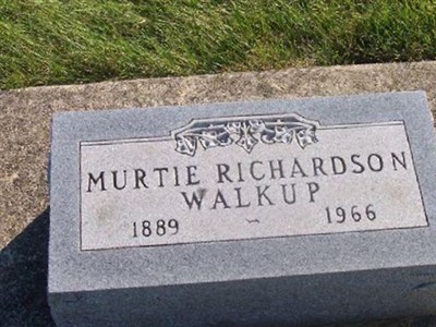 Murtie Richardson Walkup on Sysoon