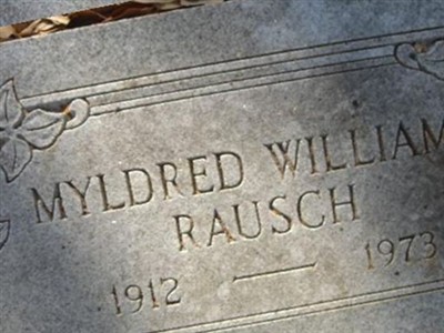 Myldred Williams Rausch on Sysoon