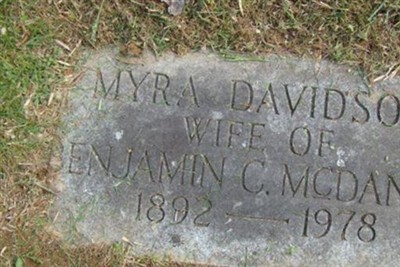 Myra Davidson McDaniel on Sysoon