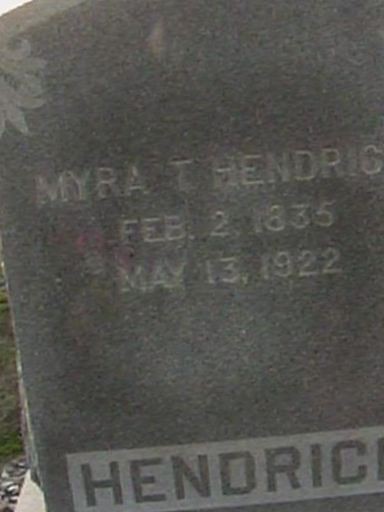 Myra T Hendrick on Sysoon