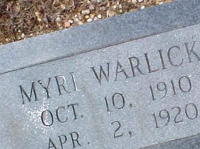Myrl Warlick on Sysoon