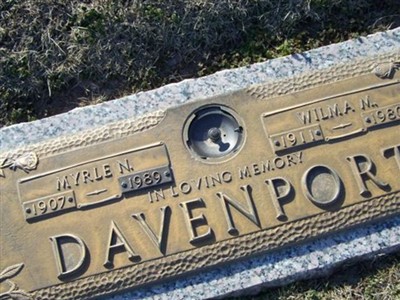 Myrle N. Davenport on Sysoon