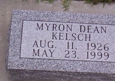 Myron D Kelsch on Sysoon
