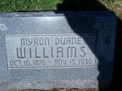 Myron Duane Williams on Sysoon