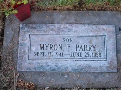 Myron E Parry on Sysoon