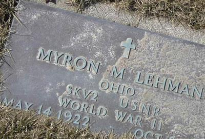 Myron M Lehman on Sysoon