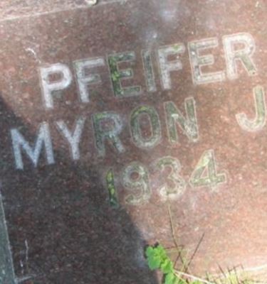 Myron Pfeifer, Jr on Sysoon