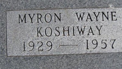 Myron Wayne Koshiway on Sysoon