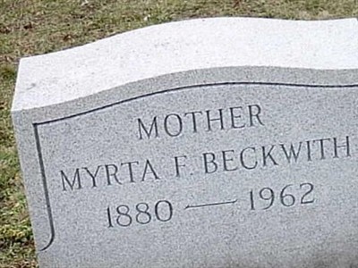 Myrta Flint Beckwith on Sysoon