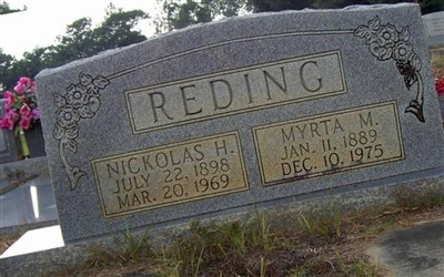 Myrta M Reding on Sysoon