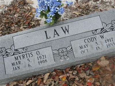 Myrtice O. Law on Sysoon
