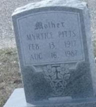 Myrtice Pitts on Sysoon