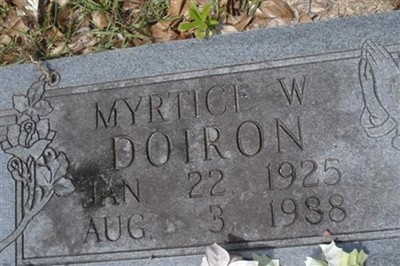 Myrtice W Doiron on Sysoon
