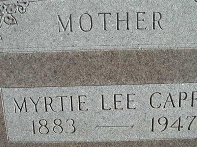 Myrtie Lee Capps on Sysoon