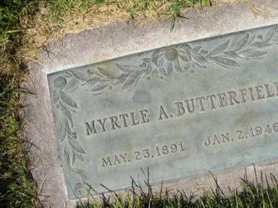 Myrtle A. Butterfield on Sysoon