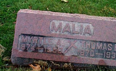 Myrtle A Malia on Sysoon