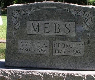 Myrtle Alice Clevenger Mebs on Sysoon