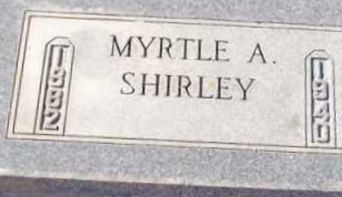 Myrtle Amine Berdan Shirley on Sysoon