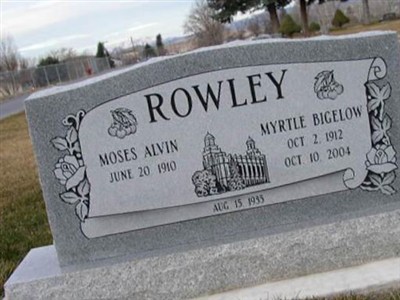 Myrtle Bigelow Rowley on Sysoon