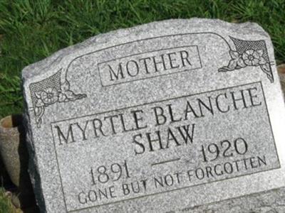 Myrtle Blanche Shaw on Sysoon