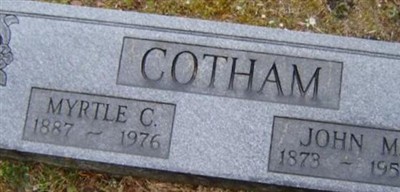 Myrtle C. Cotham on Sysoon