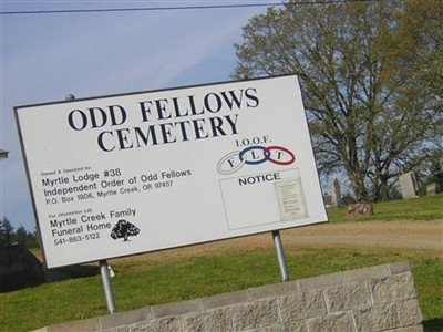 Myrtle Creek IOOF Cemetery on Sysoon