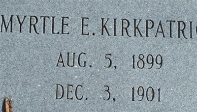 Myrtle E Kirkpatrick on Sysoon