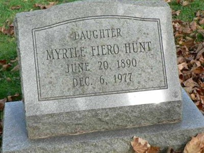 Myrtle Fiero Hunt on Sysoon