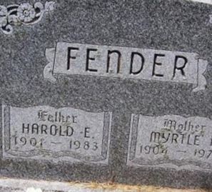 Myrtle Fray Davison Fender on Sysoon