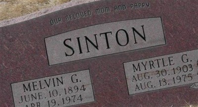 Myrtle G Nelson Sinton on Sysoon