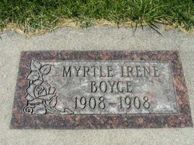 Myrtle Irene Boyce on Sysoon