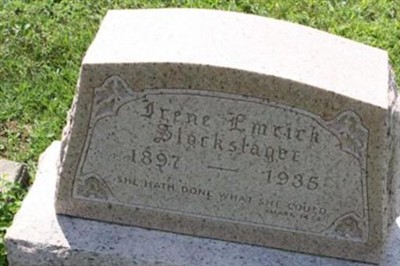 Myrtle Irene Emrick Stockslager on Sysoon