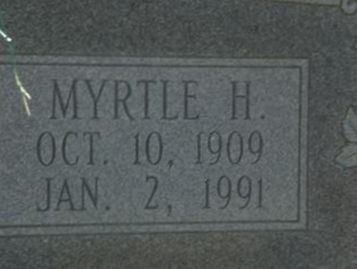 Myrtle Isabelle Hughes Hewitt on Sysoon