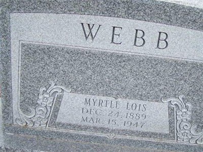 Myrtle Lois Webb on Sysoon