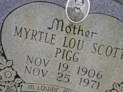 Myrtle Lou Scott Pigg on Sysoon