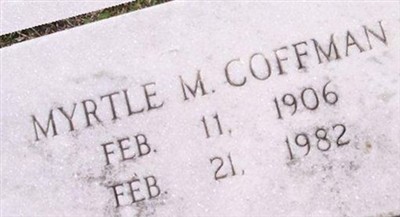 Myrtle M Coffman on Sysoon