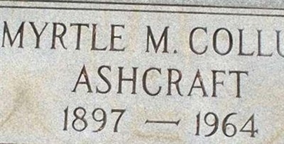 Myrtle M. Collum Ashcraft on Sysoon