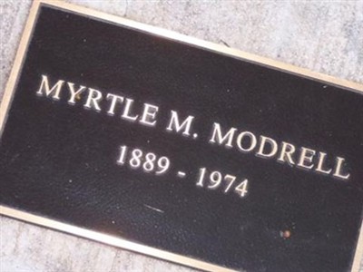 Myrtle M Modrell on Sysoon