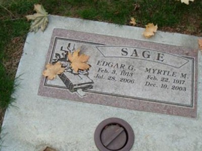 Myrtle M Sage on Sysoon