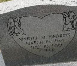 Myrtle M. Simmons on Sysoon