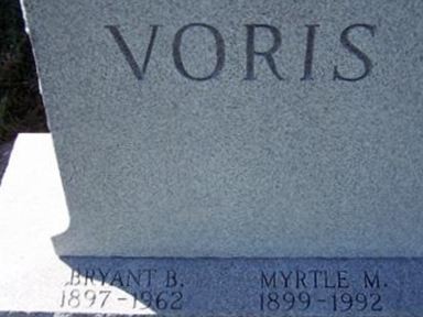 Myrtle M Voris on Sysoon
