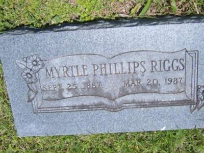 Myrtle May Phillips Riggs on Sysoon